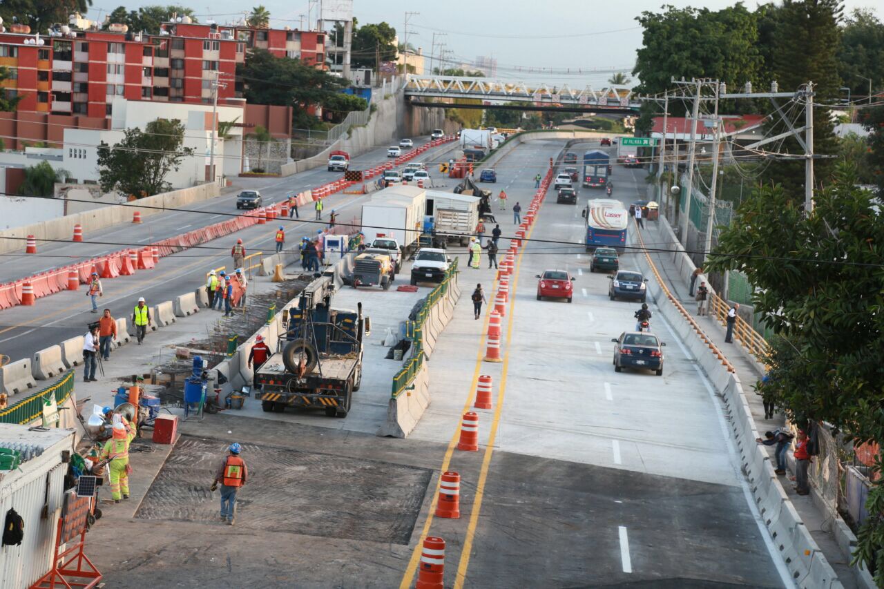 Abre SCT puente sobre socavón del Paso Express Zona Centro Noticias