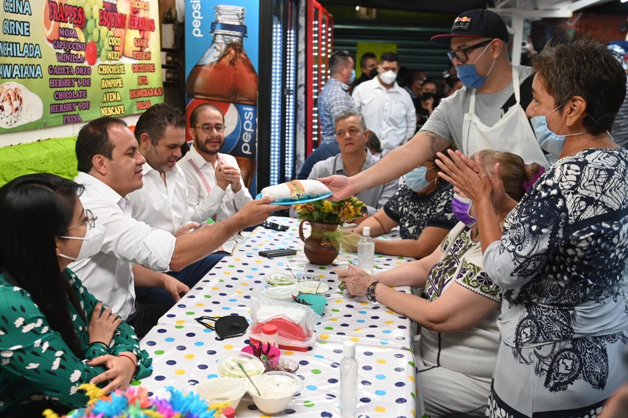 Apoyará Cuauhtémoc Blanco a locatarios del mercado municipal de