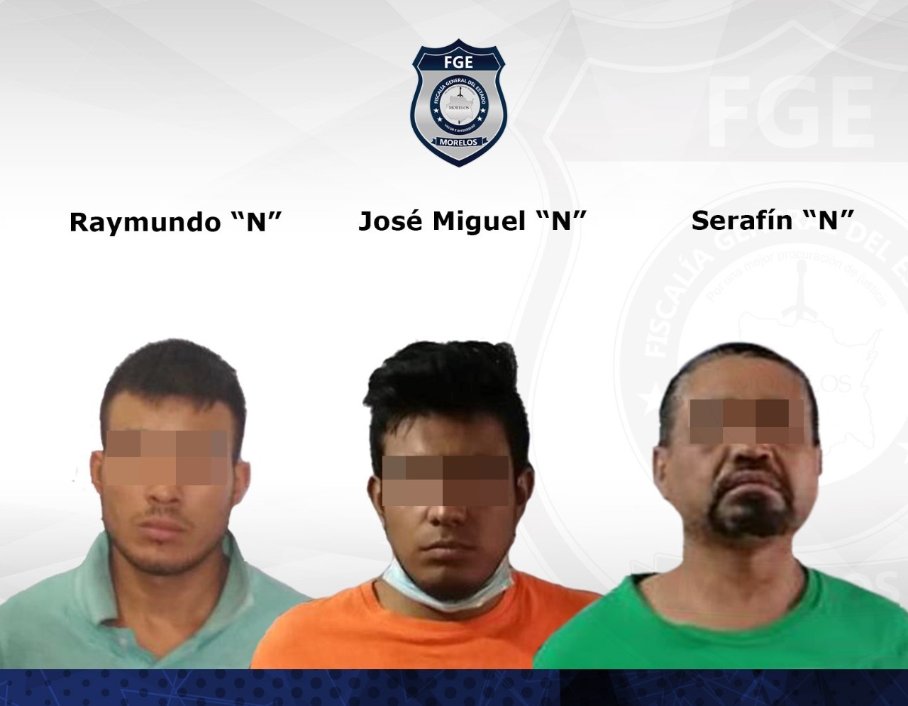 Fiscalía de Homicidios obtiene condena de prisión contra tres hombres