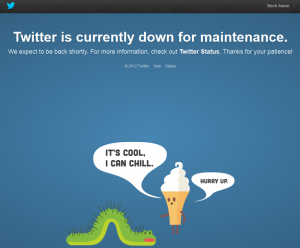 Twittre caido offline down