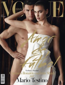 CRISTIANO RONALDO POSA DESNUDO JUNTO A IRINA SHAYK