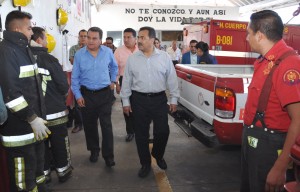 JMB en la Clausura de Curso de Bomberos (2)