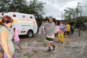 damnificados en Yautepec por lluvias