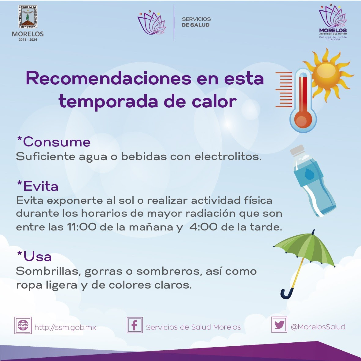 Para Prevenir Golpe De Calor Recomiendan Evitar Exponerse Al Sol Y Mantenerse Hidratado Zona