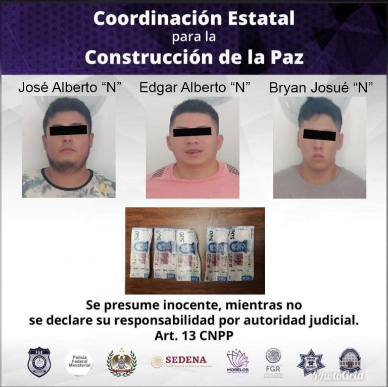 Detienen a tres hombres en Tlalnepantla por traer cinco ...