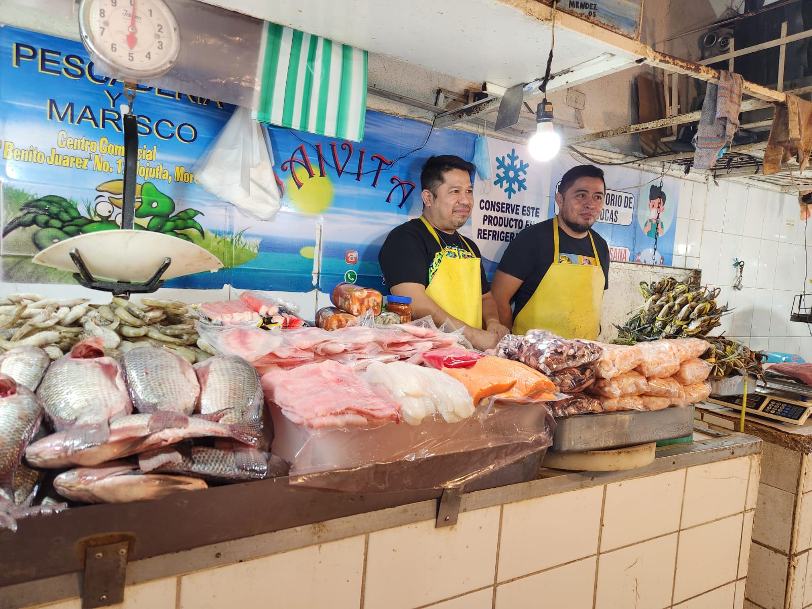 A 24 horas de iniciar la «Cuaresma» ventas de pescados y mariscos caen  hasta 50% en la zona sur de Morelos – Zona Centro Noticias